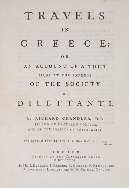 The party spent about a year in Asia Minor; among the places visited were Tenedos, Troas, Chios, Smyrna, Laodiceia (ad Lyceum), Hierapolis, and Ephesus. 