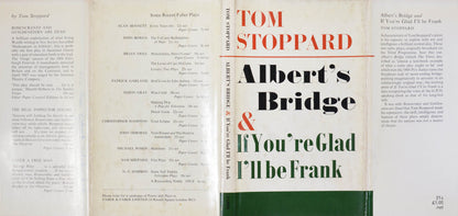 A fine copy in the little dusty dust jacket. The casebound issue of these two early works by the great Tom Stoppard is exceptionally uncommon<br />