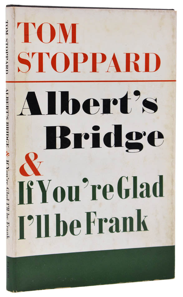 A fine copy in the little dusty dust jacket. The casebound issue of these two early works by the great Tom Stoppard is exceptionally uncommon<br />