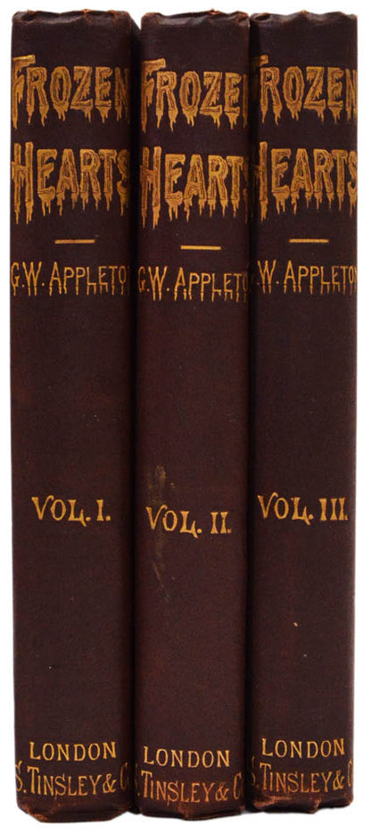 An excellent three-decker first edition of this Hubin-listed Victorian novel.  This work would probably be best classified as a mystery novel.