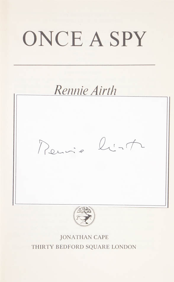 First edition, bookplate signed by the author mounted on title-page