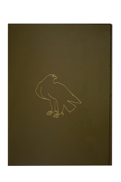 A monumental book with striking full-page etchings by Frink depicting the figures, animals and birds that characterise her work. 
