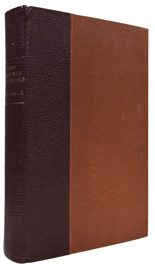 An interesting survey of various religions and their customs. Illustrated with 60 plates which depict various customs of different religions. 