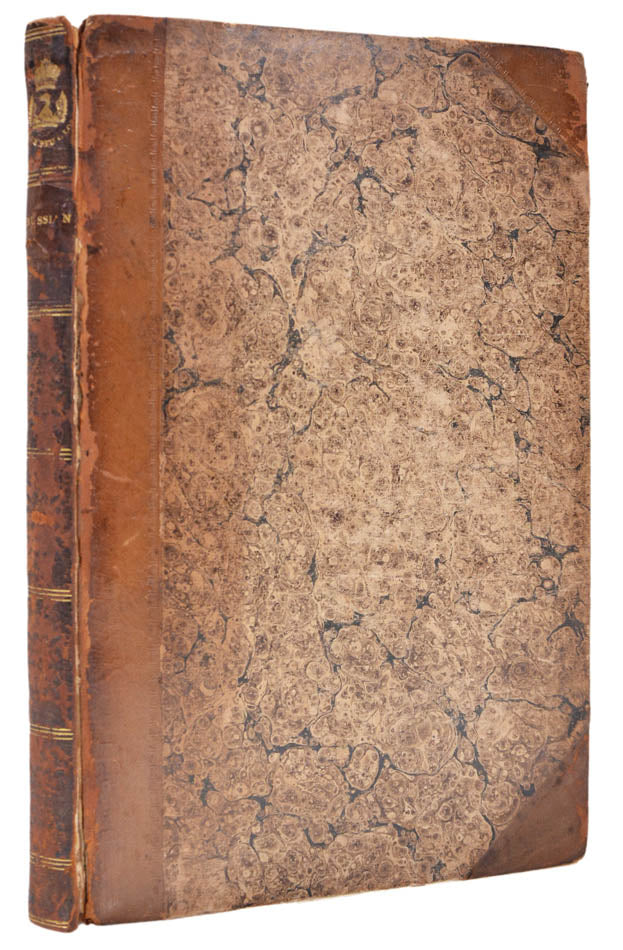 First English edition of an important work in north-west coast exploration. Map depicts Alaska as an island and shows routes taken by Russian expeditions