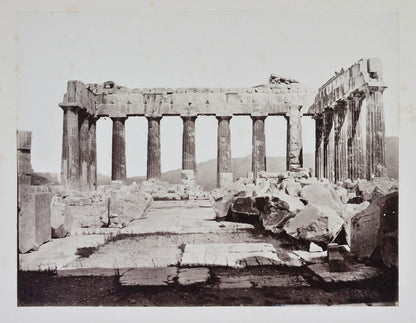 Photographs include: the Acropolis, Temple of Jupiter, Gate of Adrian, Theatre of Herodes Atticus, Propylea, Temple of Nike, etc.