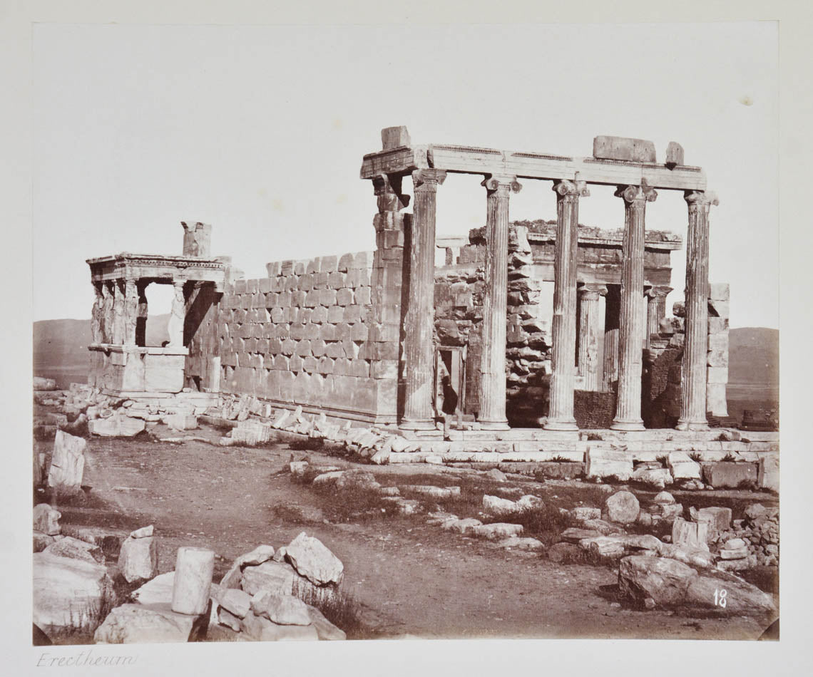 Photographs include: the Acropolis, Temple of Jupiter, Gate of Adrian, Theatre of Herodes Atticus, Propylea, Temple of Nike, etc.