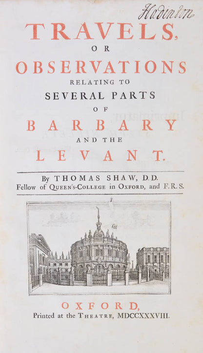 A valuable work, describing Egypt, Sinai, Palestine, Cyprus and North Africa. It is especially esteemed for its botanical and zoological plates.