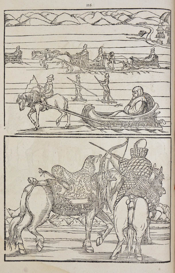 First edition of this compilation containing the first detailed eyewitness ethnography of Russia, a country largely unkown to Europeans at the time. 