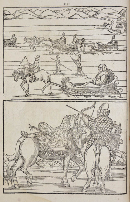 First edition of this compilation containing the first detailed eyewitness ethnography of Russia, a country largely unkown to Europeans at the time. 