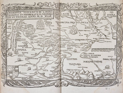 First edition of this compilation containing the first detailed eyewitness ethnography of Russia, a country largely unkown to Europeans at the time. 