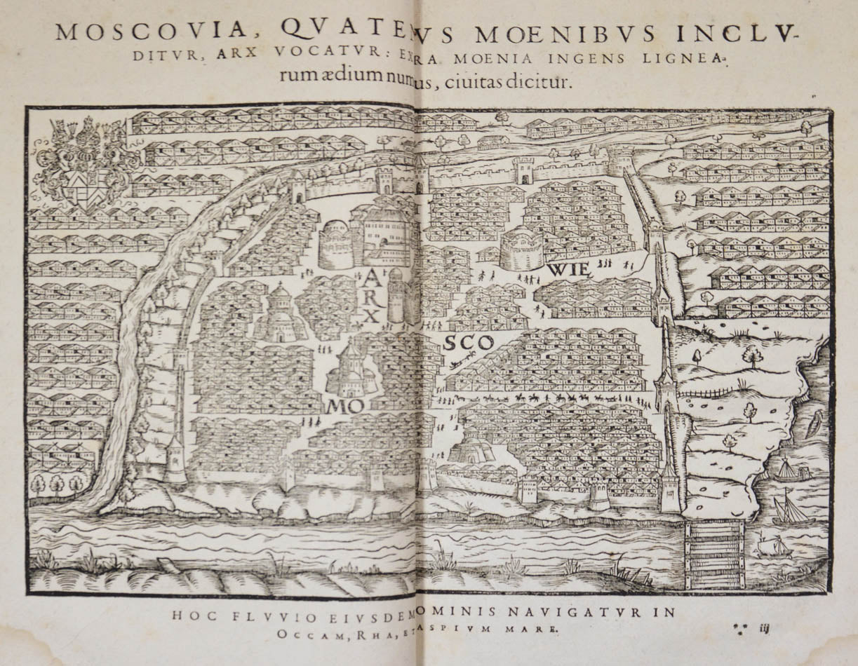 First edition of this compilation containing the first detailed eyewitness ethnography of Russia, a country largely unkown to Europeans at the time. 