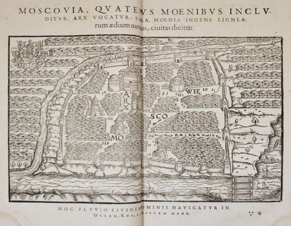 First edition of this compilation containing the first detailed eyewitness ethnography of Russia, a country largely unkown to Europeans at the time. 