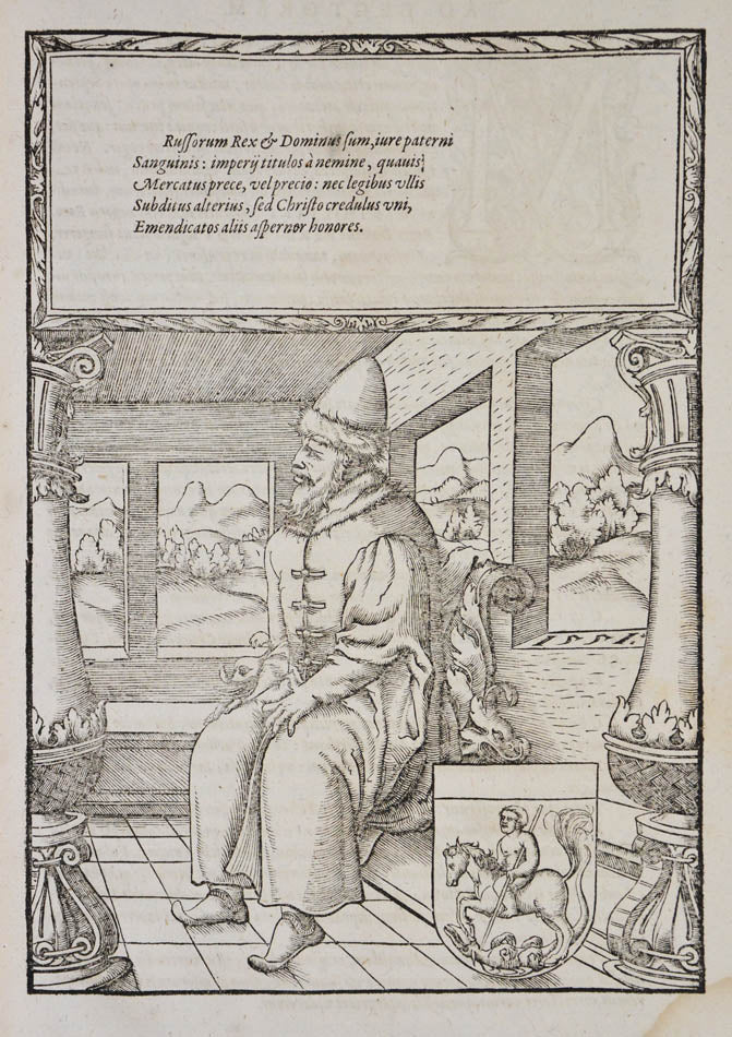 First edition of this compilation containing the first detailed eyewitness ethnography of Russia, a country largely unkown to Europeans at the time. 