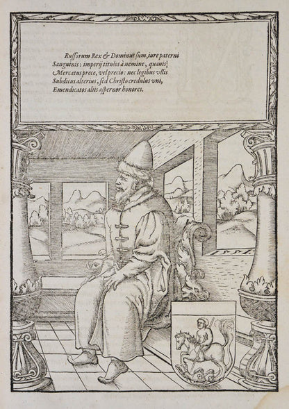 First edition of this compilation containing the first detailed eyewitness ethnography of Russia, a country largely unkown to Europeans at the time. 