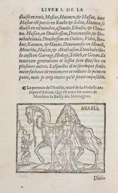 The first book on Africa written by an African. The woodcuts include personifications of Africa, Arabia, Egypt, Alexandria and the Nile.