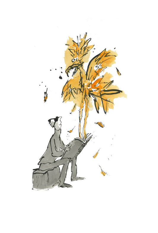 Original Quentin Blake print, signed by the artist. 