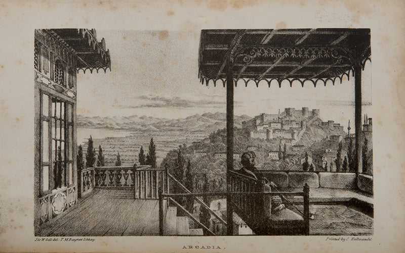 First edition of William Gell's Narrative of a Journey in the Morea. Gell wanted to show what Greece was really like before the revolution.