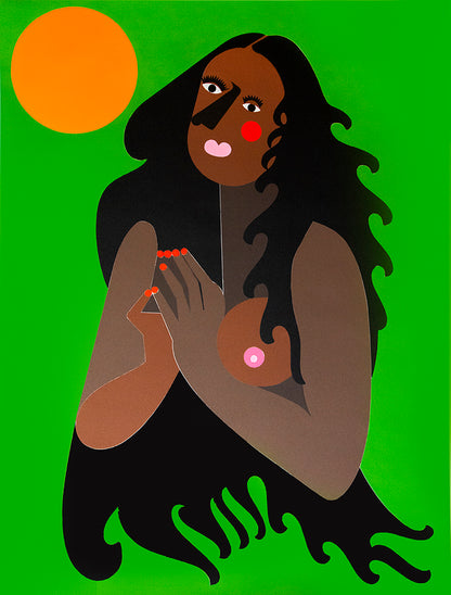 Suite of five relief prints, 2019, signed and numbered from the edition of 35, published by PACE NY