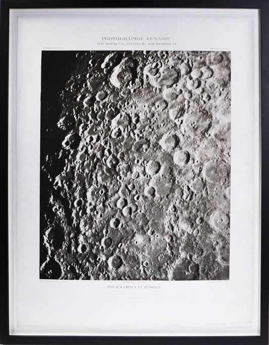 The finest and most meticulous images of the moon until the 1970s. Deemed worthy of exhibition at the Paris World's Fair 1900. 