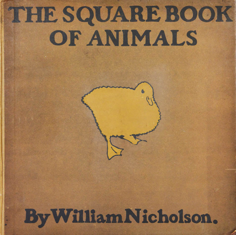 An unusually good example of what is generally regarded as the rarest of William Nicholson's illustrated works; accompanying rhymes by Arthur Waugh.