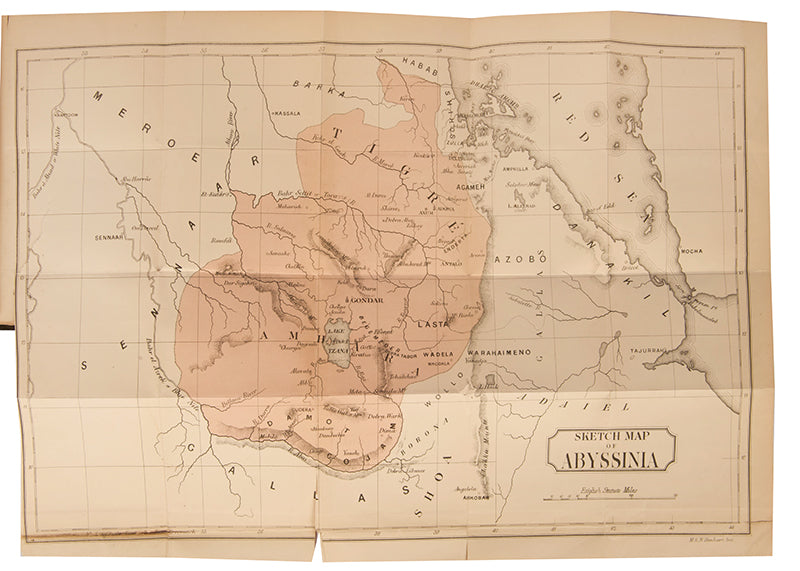 First edition of J. C. Hotten's Abyssinia and its people, 