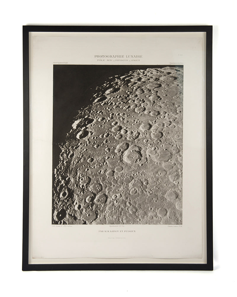 The finest and most meticulous images of the moon until the 1970s. Deemed worthy of exhibition at the Paris World's Fair 1900. 