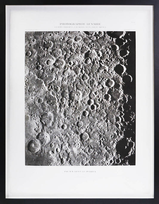 The finest and most meticulous images of the moon until the 1970s. Deemed worthy of exhibition at the Paris World's Fair 1900. 