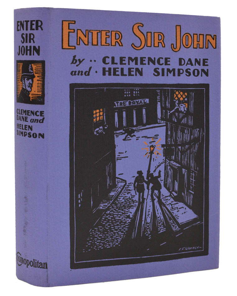 A stunning copy of this detective fiction title, introducing the character Sir John Saumarez, adapted for film by Alfred Hitchcock.