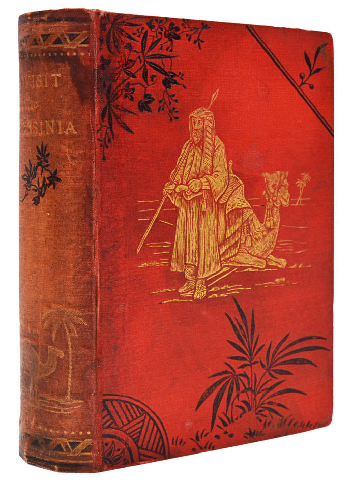 The author of this work was a British officer of the Queen's Own Hussars who entered Ethiopia from the west around 1880.
