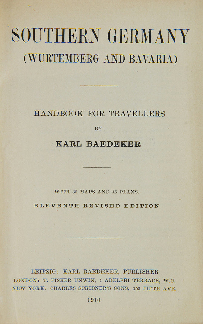 Issued c.1910 with 36 maps and 45 plans.