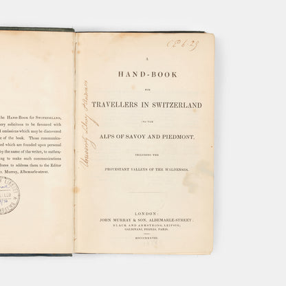 Rare First Edition. Written by John Murray III. 