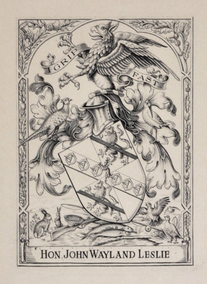 15 hand-coloured aquatints by Rawlins, publisher's green morocco, a very good copy