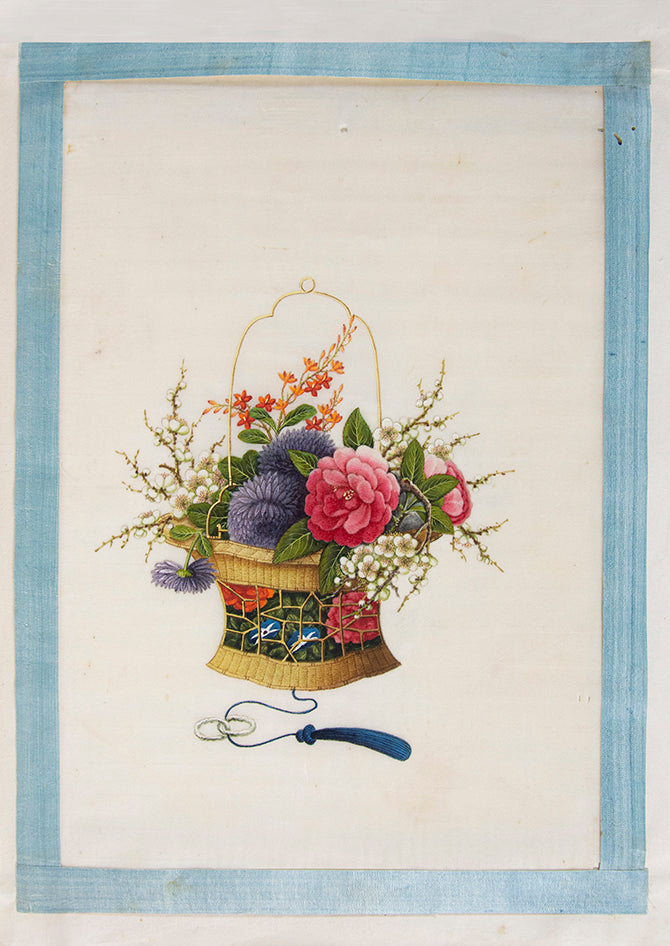 A rare set of albums by Tingqua also known as Guan Lianchang was the younger brother of Lam Qua and was the most famous of the Canton artists. 