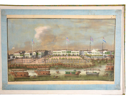 A rare set of albums by Tingqua also known as Guan Lianchang was the younger brother of Lam Qua and was the most famous of the Canton artists. 