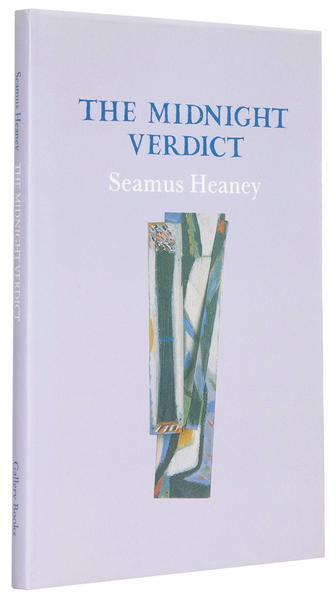 First edition of The Midnight Verdict by Seamus Heaney, inscribed by the author.