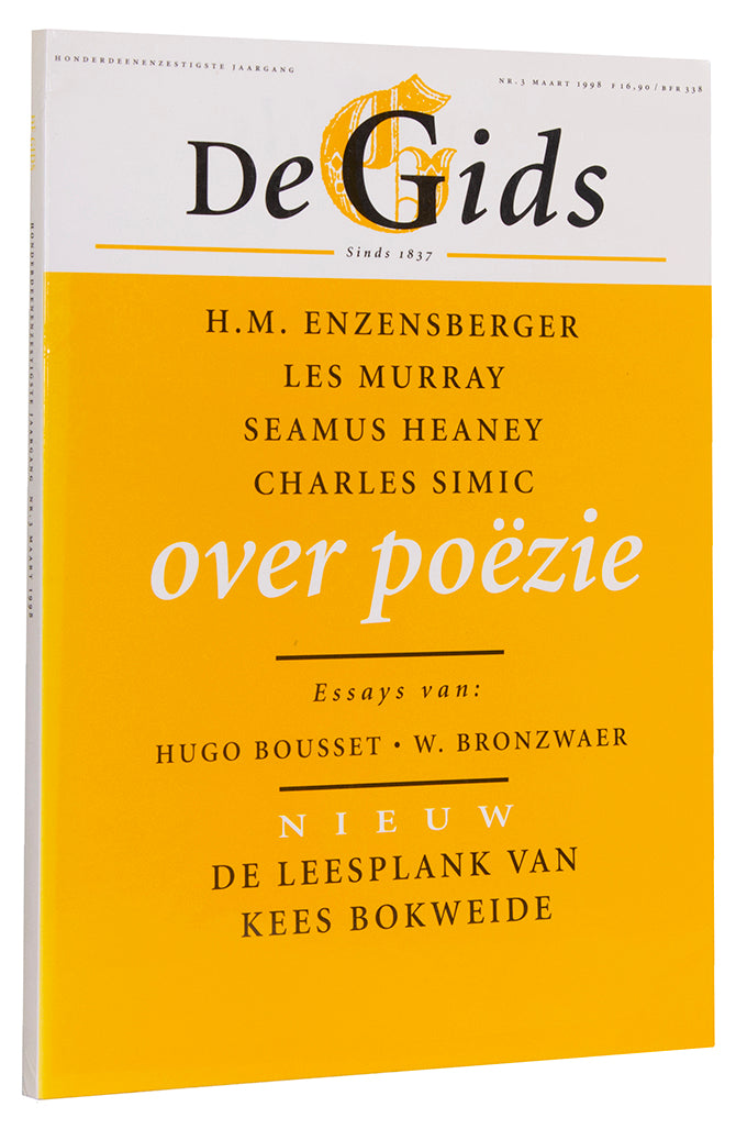 First edition of De geloofwaardigheid van de poezie by Seamus Heaney, signed by the author.
