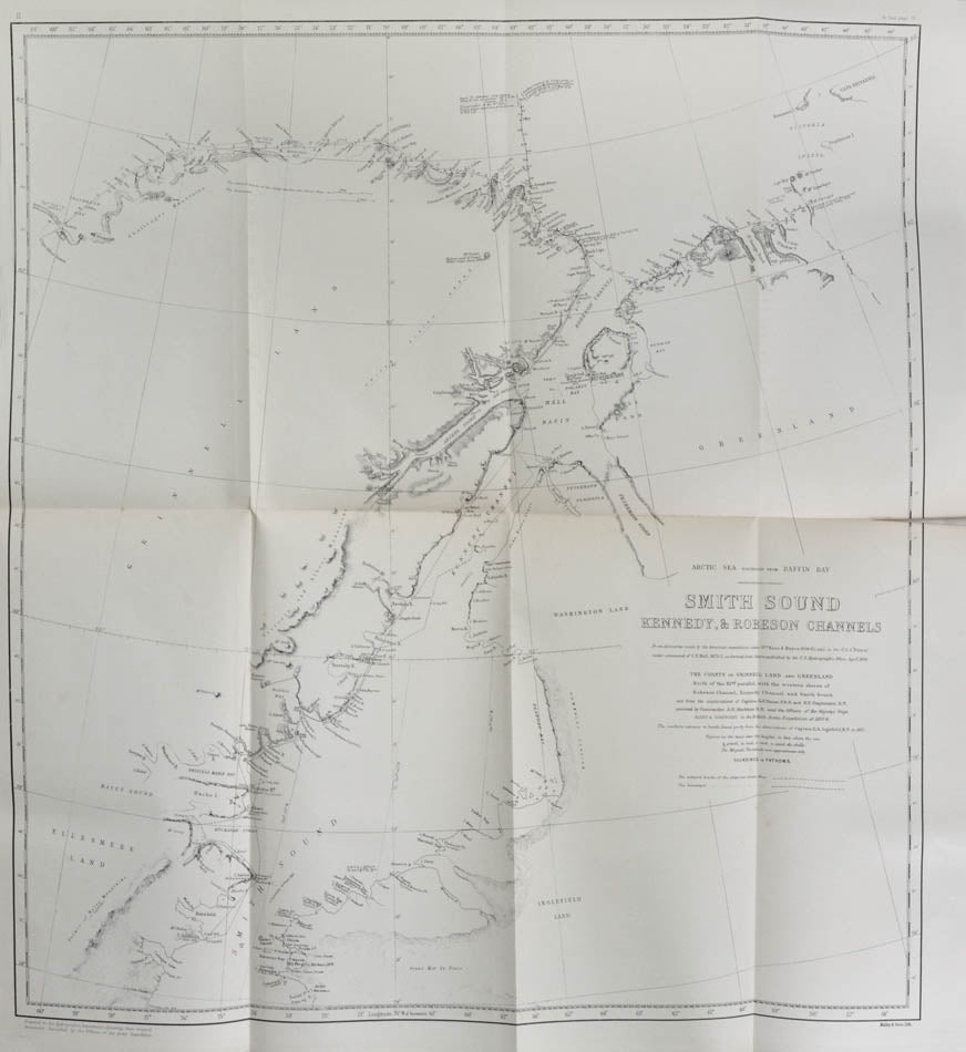First edition of Arctic Expedition, 1875-6, compiled from reports on the Nares expedition, and is one of the most valuable sources for the history of exploration in northern Canada.