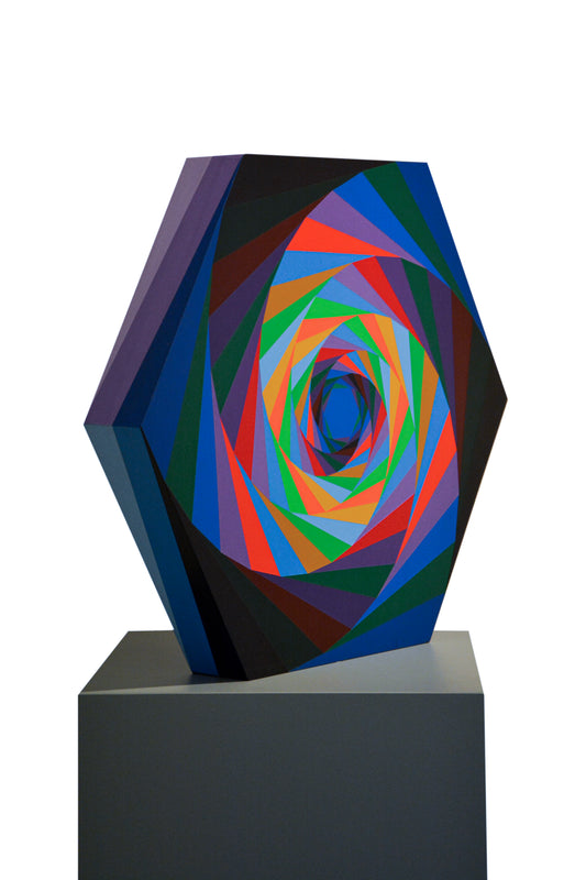 Shaped wood, 1990, hand-painted with acrylic in colours, signed and numbered from the edition of 175, published by Circle Fine Art Corporation, Chicago