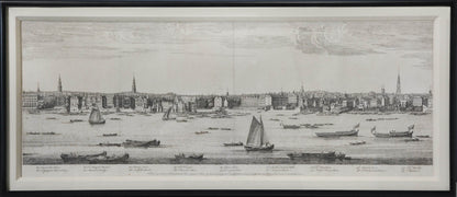 Copper engraving, printed on five sheets.  