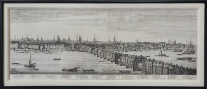 Copper engraving, printed on five sheets.  