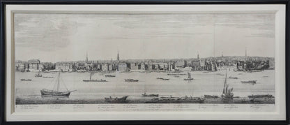Copper engraving, printed on five sheets.  