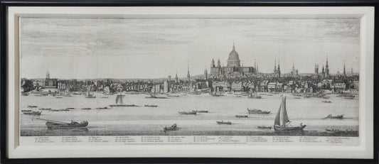 Copper engraving, printed on five sheets.  