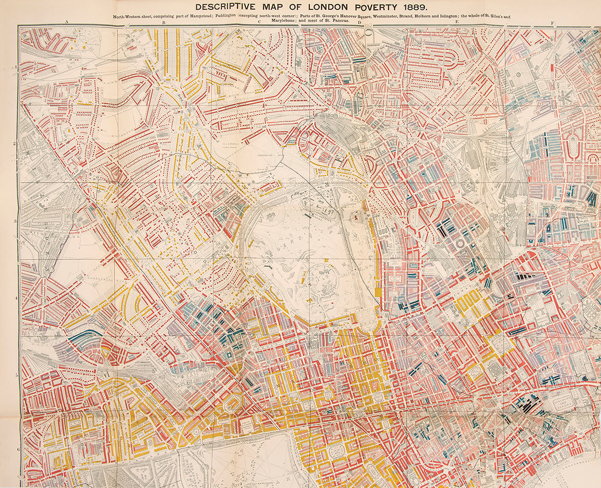 Descriptive Map of London Poverty 1889.