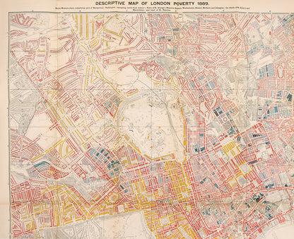 Descriptive Map of London Poverty 1889.