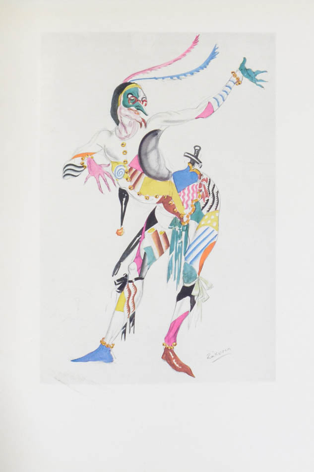 Costume design by modern artists, including Beerbohm, Gordon Craig, Dulac, Ricketts, Paul Nash and many others.