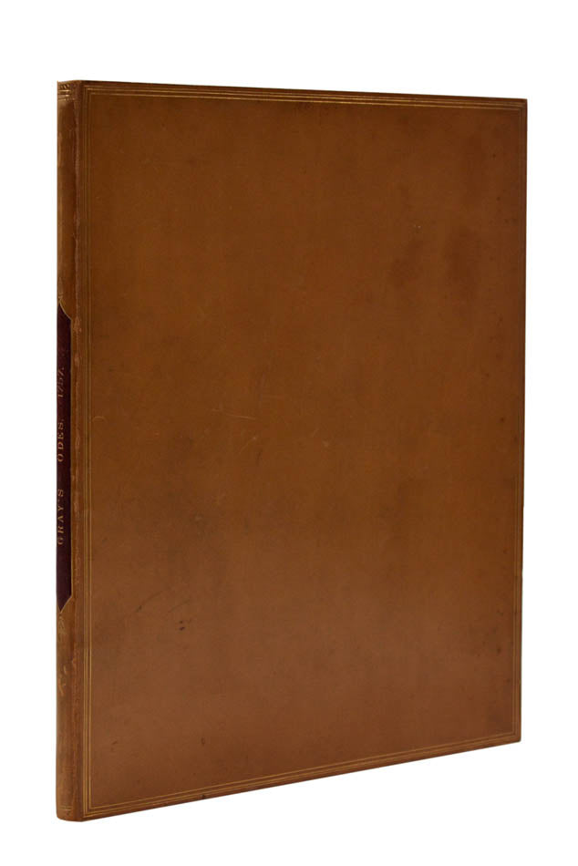 A famous [re]issue of the first work by the Strawberry Hill press, the source of considerably bibliographical bafflement and bemusement over the years...