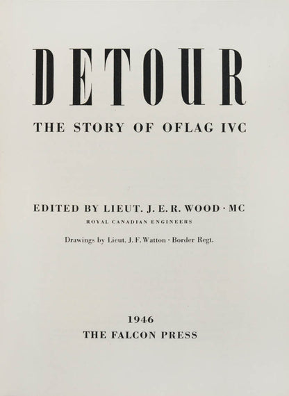 Detour, The Story of Oflag IVC [Colditz Castle].