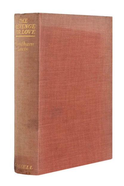 A fine copy of one of Lewis's greatest works, written during 1934-35; publication of The Revenge for Love was constantly delayed due to libellous passages.