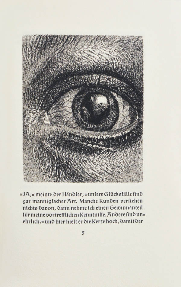 15 original etchings by Hubert Sommerauer; publisher's black textured leather binding lettered in gilt, slip-case, a fine copy. Wolfram Benda's Bear Press.