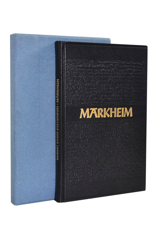 15 original etchings by Hubert Sommerauer; publisher's black textured leather binding lettered in gilt, slip-case, a fine copy. Wolfram Benda's Bear Press.
